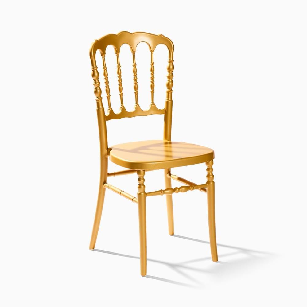 [MOBCND] Chaise napoléon dorée